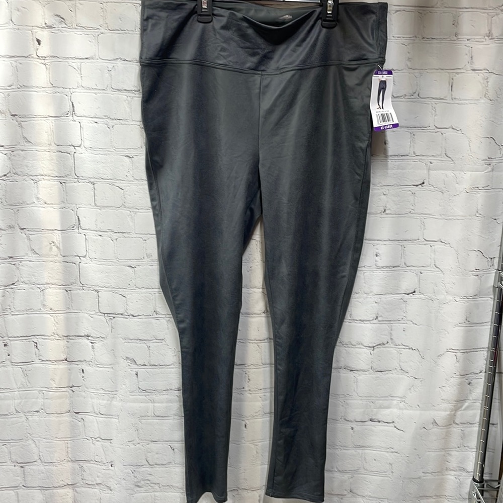Seven 7 NWT faux leather legging gunmetal XX-Large